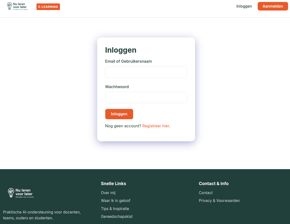 Je eigen e-learning bouwen